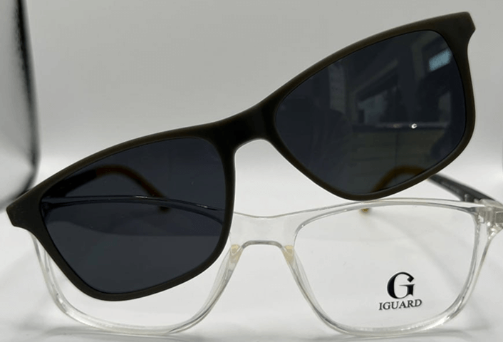 عینک دوکاره نوجوان مدل IGUARD Clear-Clip